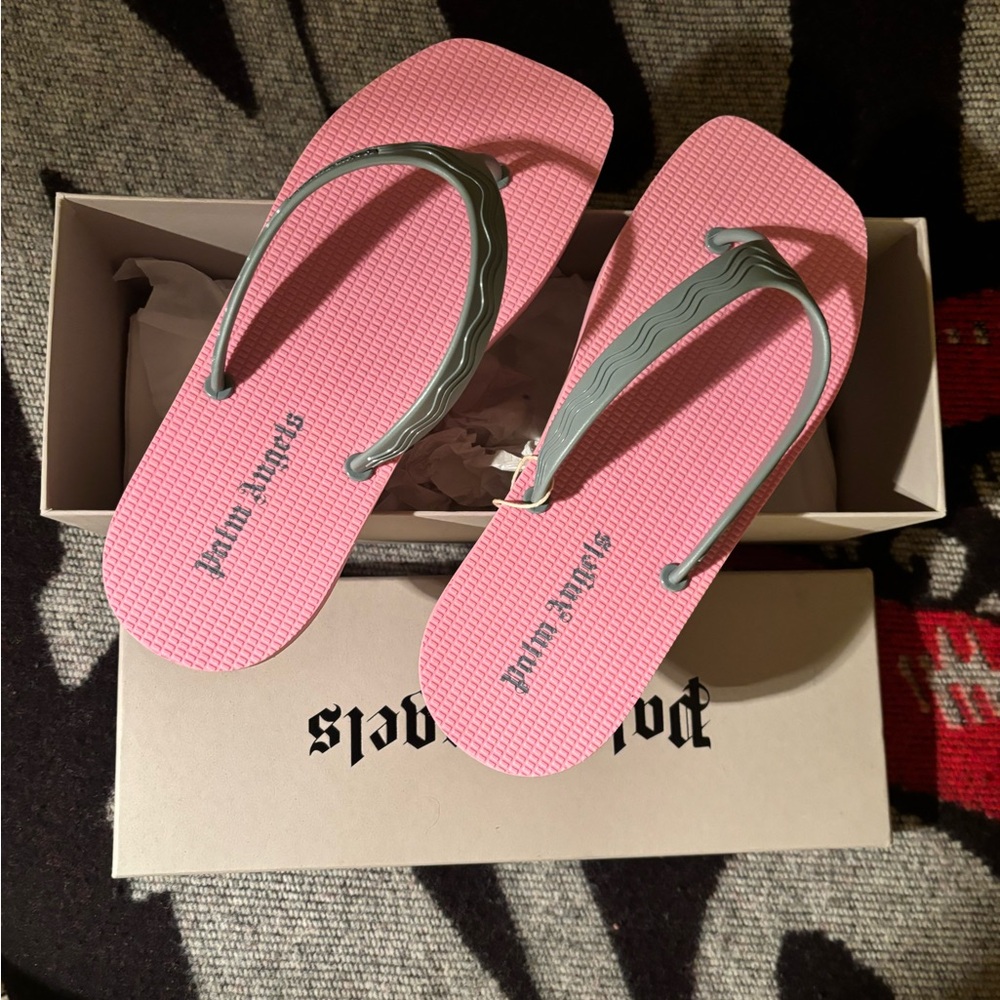 Authentic Palm Angels rubber slippers